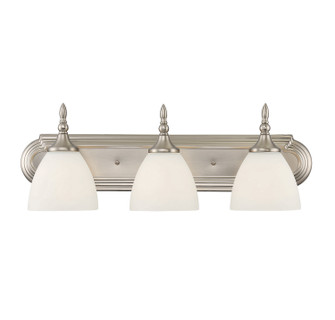 Herndon Three Light Bath Bar in Satin Nickel (51|810073SN)