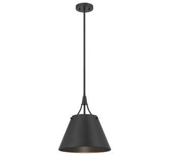 Willis One Light Pendant in Matte Black (51|74499189)