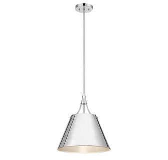 Willis One Light Pendant in Polished Nickel (51|744991109)