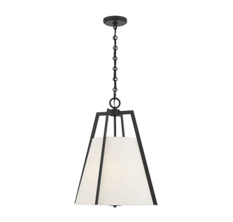 Mansfield Three Light Pendant in Matte Black (51|71875389)