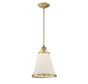 Ashmont One Light Pendant in Warm Brass Lustre (51|7130163)