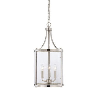 Penrose Three Light Foyer Pendant in Polished Nickel (51|710403109)