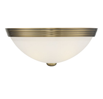 Flush Mount Two Light Flush Mount in Warm Brass (51|678013322)