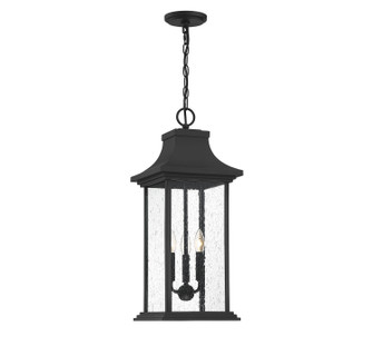 Hancock Three Light Outdoor Pendant in Matte Black (51|5453BK)