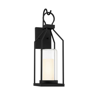 Hamilton One Light Outdoor Wall Lantern in Matte Black (51|51985BK)