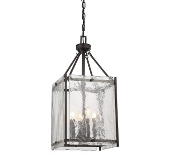 Glenwood Four Light Foyer Pendant in English Bronze (51|33041413)