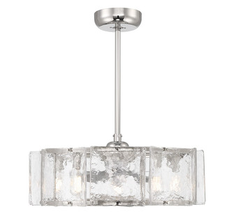 Genry LED Fan D'Lier in Polished Nickel (51|27FD8201109)