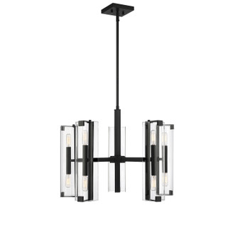 Winfield Ten Light Chandelier in Matte Black (51|197721089)