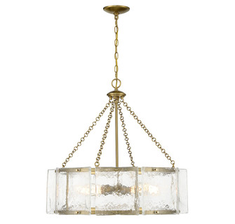 Genry Five Light Pendant in Warm Brass (51|182005322)