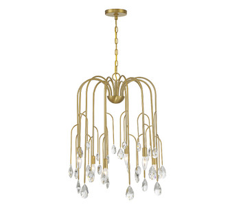 Anholt Six Light Chandelier in Noble Brass (51|166866127)