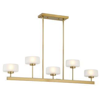 Falster LED Linear Chandelier in Warm Brass (51|154075322)