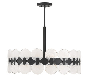 Boca Six Light Chandelier in Matte Black (51|13720689)