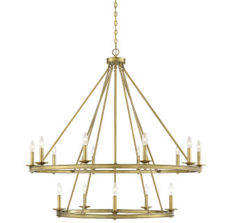 Middleton 15 Light Chandelier in Warm Brass (51|131215322)