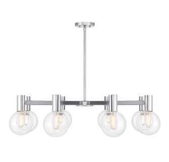 Wright Eight Light Chandelier in Chrome (51|13074811)