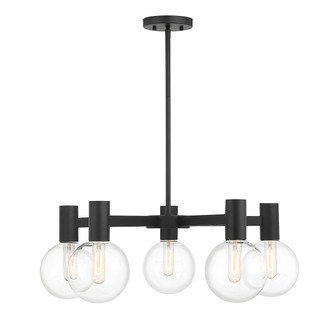 Wright Five Light Chandelier in Matte Black (51|13073589)