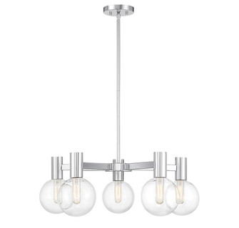 Wright Five Light Chandelier in Chrome (51|13073511)
