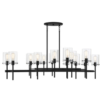 Vista 16 Light Chandelier in Matte Black (51|118001689)