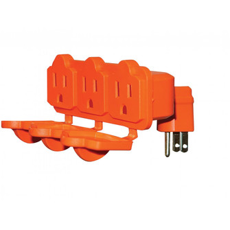 Outdoor Grounded 3 Outlet Current Tap (230|935042)