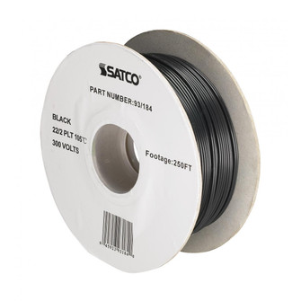 Lamp And Lighting Bulk Wire in Black (230|93184)