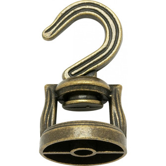 Revolving Swivel Hooks in Antique Brass (230|90816)