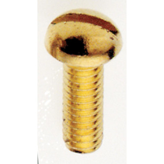 Round Head Slotted Machine Screw in Brass Plated (230|90722)