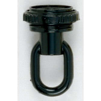 1/4 Ip Matching Screw Collar Loop With Ring in Black (230|90339)