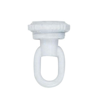 1/8 Ip Screw Collar Loop With Ring in White (230|902422)
