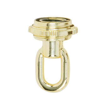 1/8 Ip Screw Collar Loop With Ring in Brass Plated (230|902342)