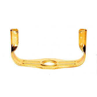 Wide Light Duty Saddle For Cfl in Brass Plated (230|902338)
