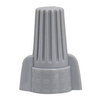 Wing Nut Wire Connector With Spring Inserts in Gray (230|902240)