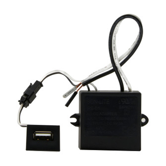 USB Adapter For Table Lamp in Black (230|802675)