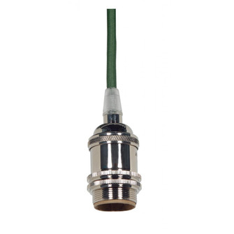Lampholder in Polished Nickel / Glass (230|802455)