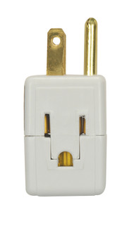 Triple Cube Tap 3 Prong in White (230|802411)