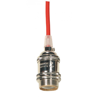 Lampholder in Polished Nickel / Glass (230|802379)