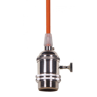 Lampholder in Polished Nickel / Glass (230|802346)