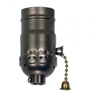 On-Off Pull Chain Socket in Antique Brass (230|802316)