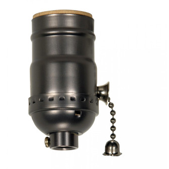 On-Off Pull Chain Socket in Dark Antique Brass (230|802315)