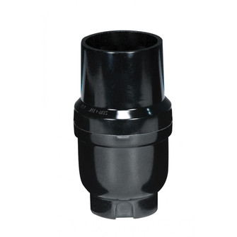 Full Size Keyless 1/8 Ip Cap With Metal Bushing in Black (230|802279)
