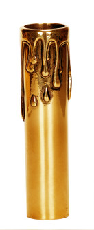 Candle Cover With Drip in Polished Brass (230|802145)