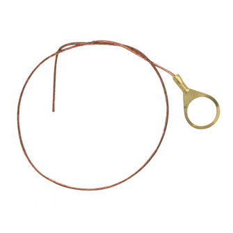 1/4 Ip Round Ground Lug in Bare Copper (230|801966)