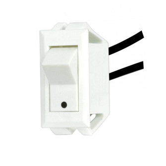 Phenolic Rocker Switch W/Dot in White (230|801617)