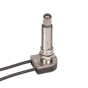 On-Off Metal Rotary Switch in Nickel Plated (230|801414)