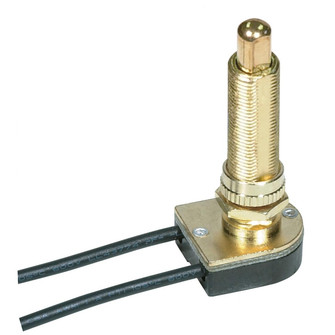 On-Off Metal Push Switch in Brass Plated (230|801409)