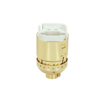 Lampholder Fluorescent 4-Pin Lampholder in Brite Gilt (230|801228)