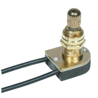 On-Off Metal Rotary Switch in Brass Plated (230|801134)