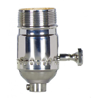 On-Off Turn Knob Socket With Removable Knob in Polished Nickel (230|801041)