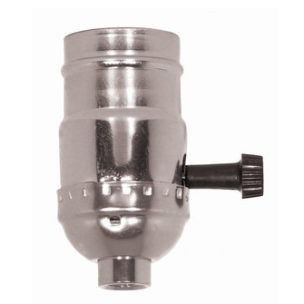 On-Off Turn Knob Socket With Removable Knob in Nickel (230|801013)