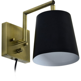 Gramercy One Light Wall Sconce in Antique Brushed Brass (443|WS062)