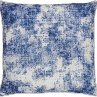 Skye Pillow in Denim Blue/ White (443|PWFLO1013)