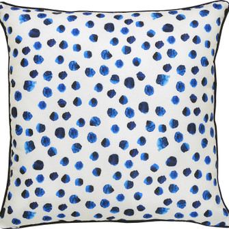 Lustra Pillow in White/ Navy (443|PWFLO1011)